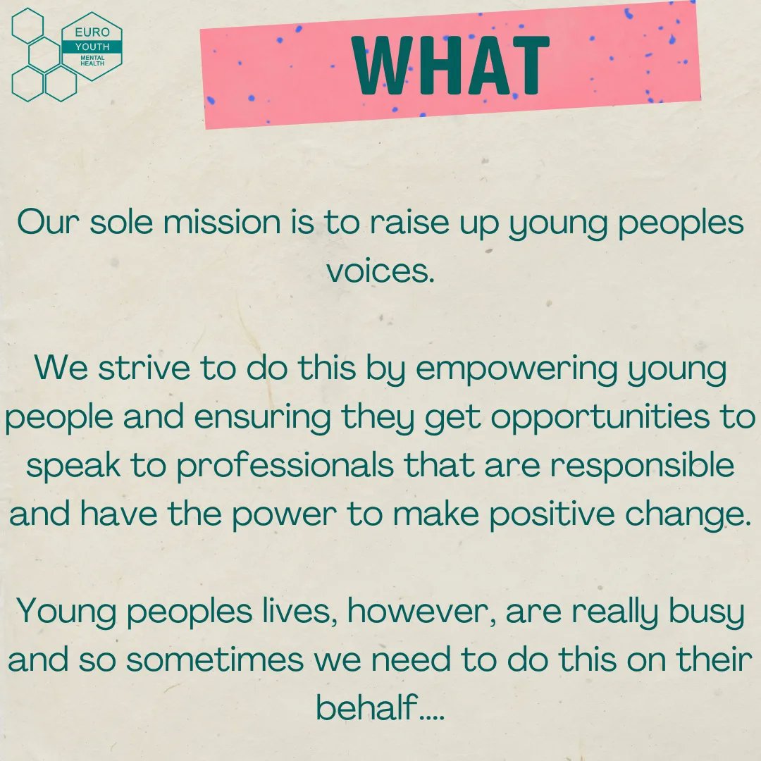 EuroYouthMH's tweet photo. #raiseup and make sure your voice is heard via our Raise Up work!

There is a lot coming on this work, to create Europes largest community of youth mental health champions.

Share with young people!
@ACoY_CoE @ENILYouth @EuropeanYouthEU
@eyp_network
https://t.co/OfPTzlnCAq https://t.co/b33yV2eD4T