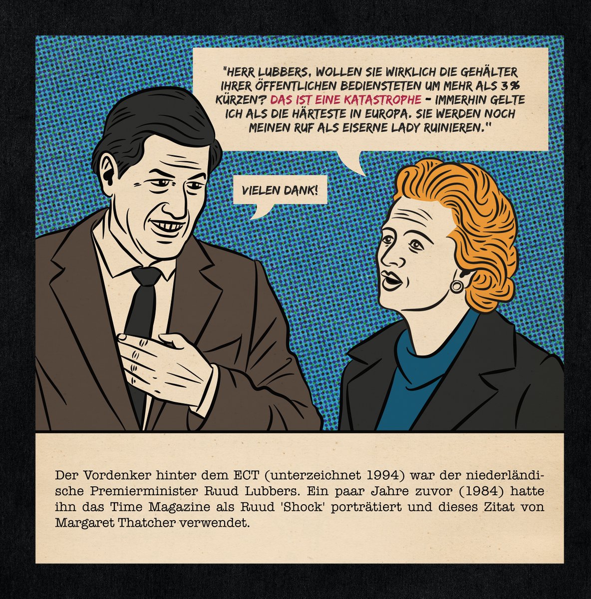 krustelkram's tweet photo. Was bedurfte es, um ein Kompliment von Margaret Thatcher zu bekommen?
Ruud "Shock" Lubbers, der Vordenker des Energiecharta-Vertrags, wusste es. https://t.co/c4e9b4M20f
🔥💀Dawn Of The ECT 💀🔥 
https://t.co/f0AifyELl5 
#NoECT #StopISDS #EndFossilFuelProtection #ExitECT https://t.co/YNBhmSUuzG