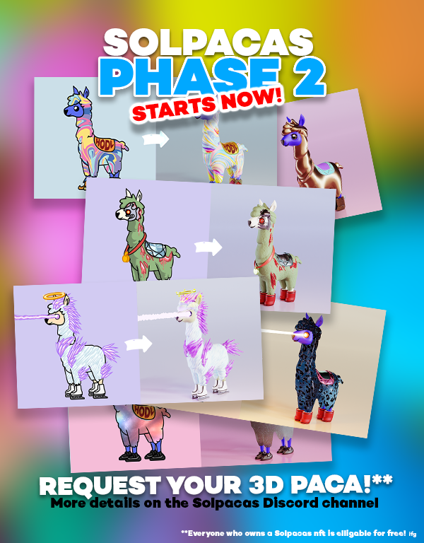 2500 Solpacas | TURN INTO 3D CHARACTERS IN GAME! tweet media