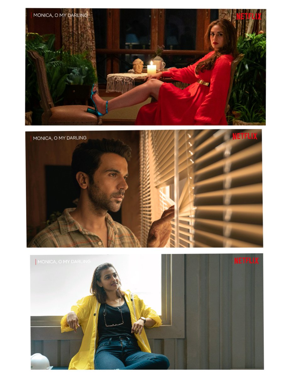 . @Vasan_Bala's #MonicaOMyDarling.

@RajkummarRao @humasqureshi @radhika_apte @sikandarkher @akansharanjan @sukantg20  #ZyanKhan @MatchboxShots @Saritagpatil #SanjayRoutray @DiksshaR