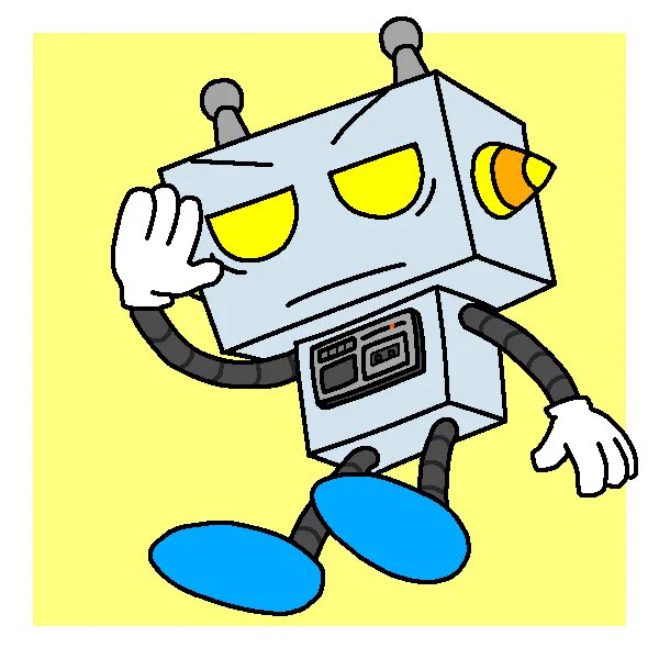 Picrewの「しかくいロボットメーカー」でつくったよ!  #Picrew #しかくいロボットメーカー 