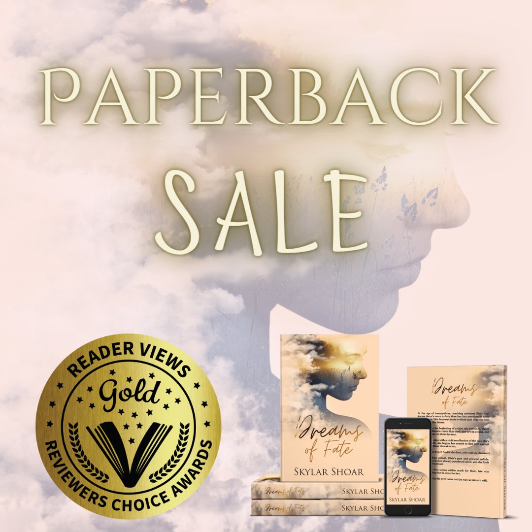ShoarSkylar's tweet photo. Dreams of Fate is a #MustRead romance!!

Grab your #Paperback copy of this #awardwinning book for only $4.70!!

*Limited time offer

https://t.co/gvlB42rLUz

#skylarshoar #dreamsoffate #bookdeals #booktwt #BookTwitter #booksale #romancebooks #romancenovels #books #bookstagram https://t.co/hdrg7qYCg5