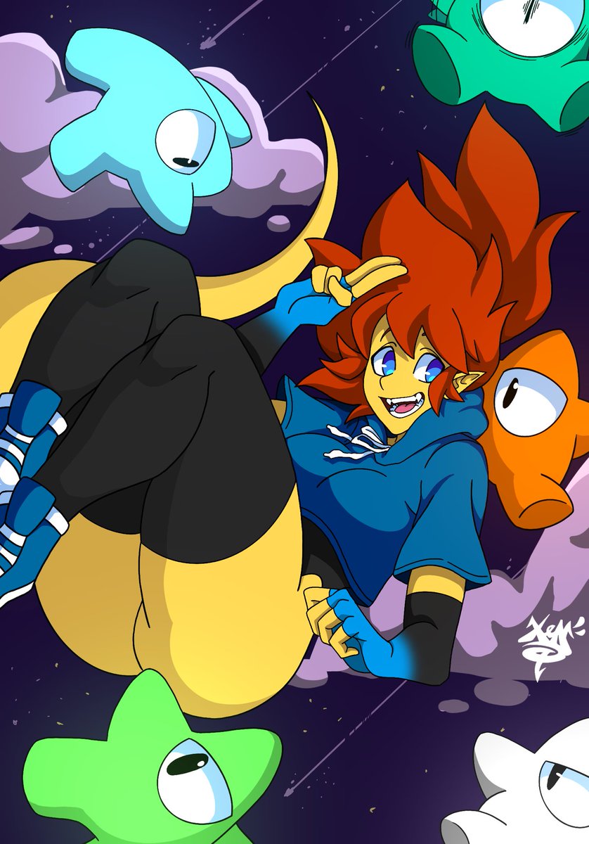ChildishXen's tweet photo. Did a Art Trade/ Dtiys Thing wit My boy @Quintzy_xd 
#fanart #Dtiys https://t.co/Og6VIdRvZB