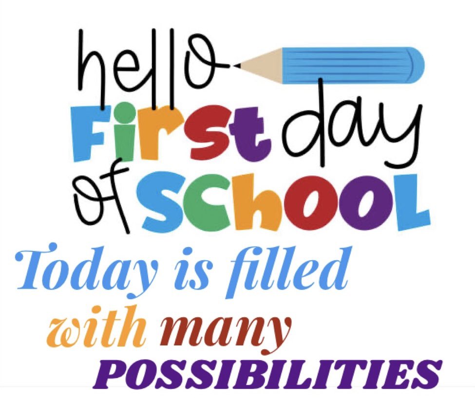 So Ready To Get This Party Started Right!!💯🎉💜🧡💙💚❤️ #WelcomeBackToSchool