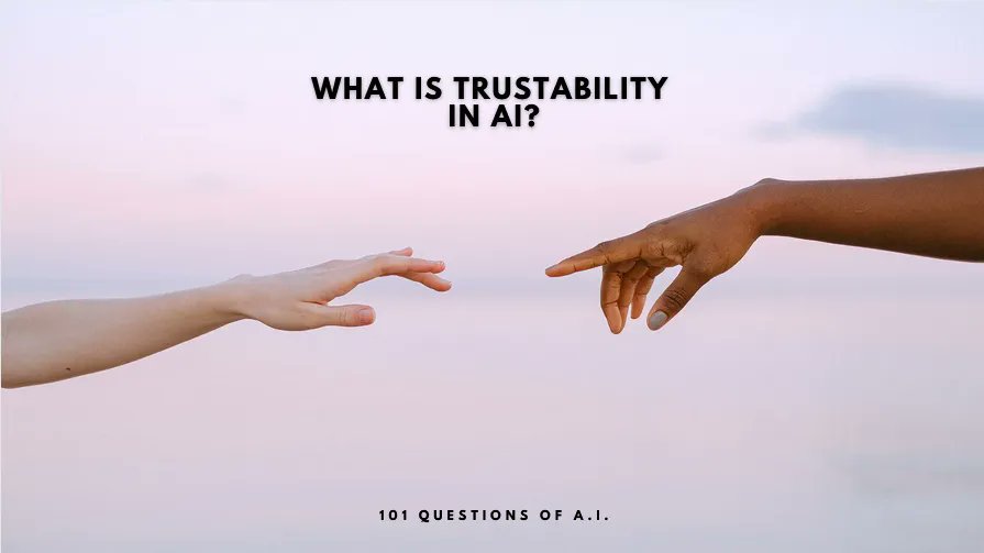 lucamarchesotti's tweet photo. How can entities that employ #AI increase the public’s #trust in algorithms? Learn all about #trustability and its importance on this week’s episode of 🚀101 Questions of AI🚀 #ML #AIethics - https://t.co/WNttueWKNu https://t.co/mKzbBumHDx
