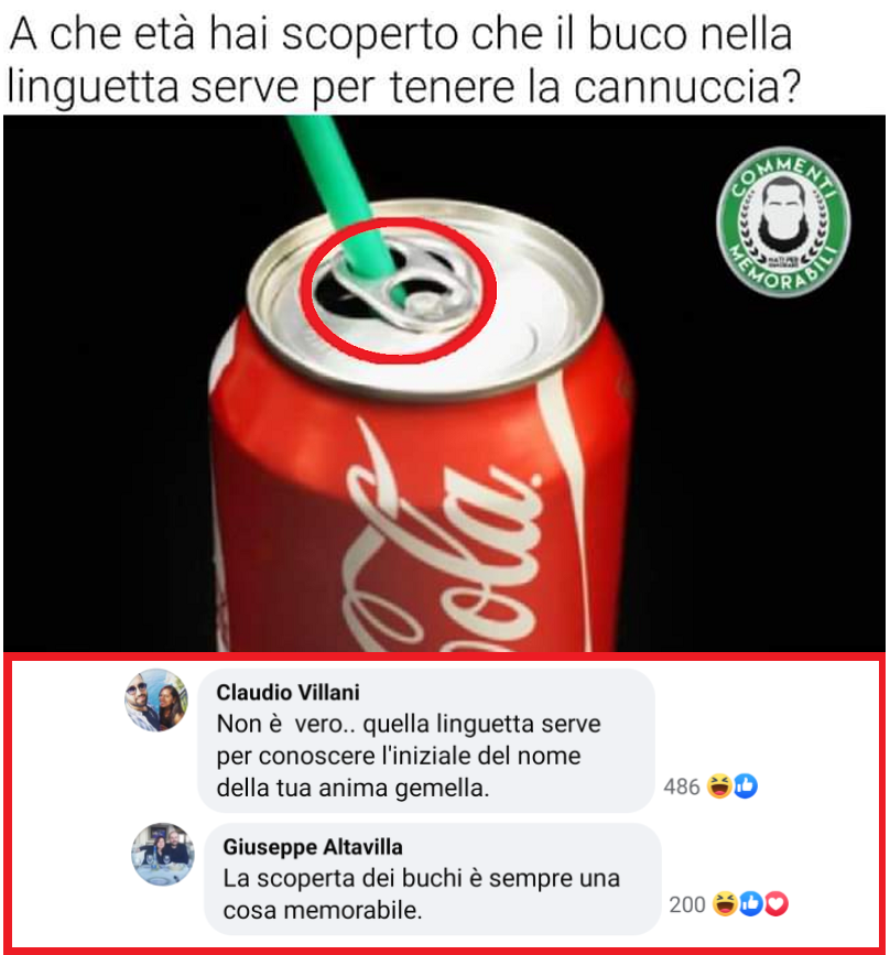 CM_Memorabili's tweet photo. Ci tenevamo a rovinarvi ancora ogni certezza, così. #commentimemorabili #cannuccia #lattine #scoperte https://t.co/GjVTe4Oa1c