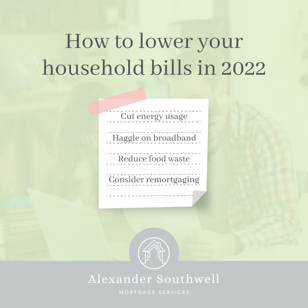 With the cost of living climbing, what can you do to reduce your household bills?

 ✅  Look for ways to cut energy usage
 ✅  Haggle broadband and phone bills
 ✅  Reduce food waste
 ✅  Consider remortgaging

Find out more 👉buff.ly/3TqMGEH