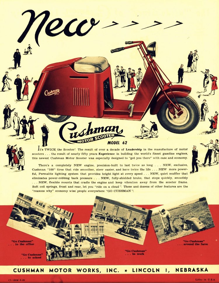ナカムラブングテン on Twitter: "ハーレーダビットソンのスクーター トッパー 1960年から5年スクーターを製造販売していたが、不