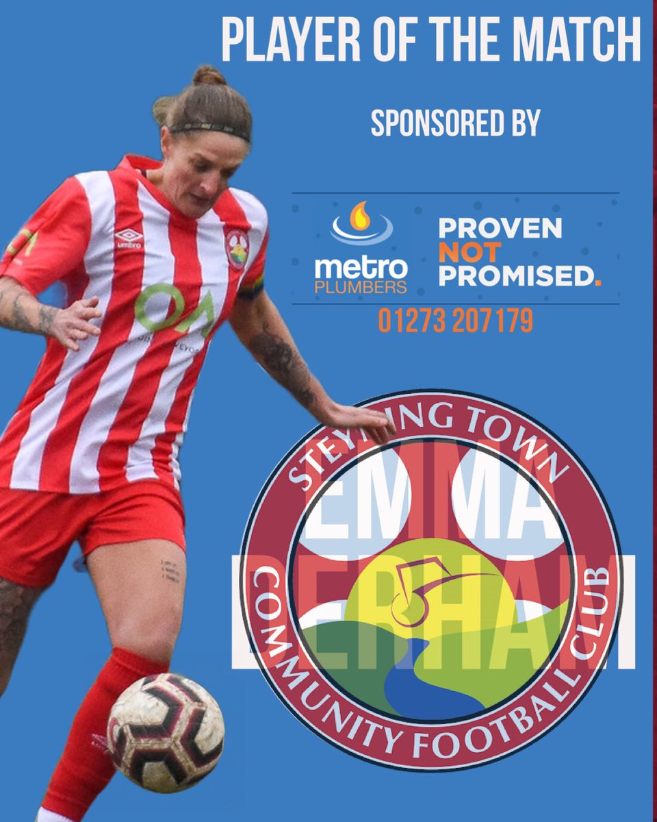 stcfcwomen's tweet photo. Well done to @emmaderham86 who claimed the Metro Plumbers Player of the match award.

Solid at the back and brought the ball out well. Proper captains performance driving her team on. 

https://t.co/xc6lgmRFUU https://t.co/qAwQuz2T4f