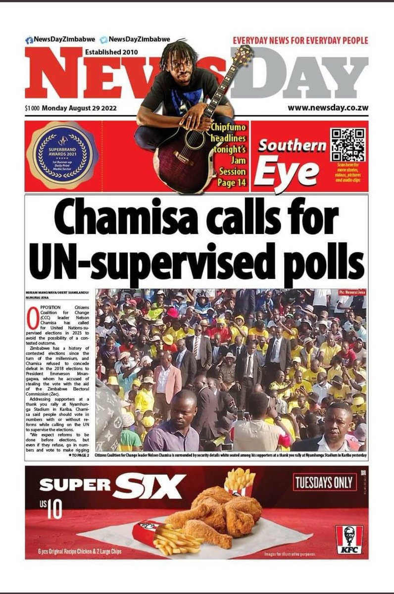 VimILSung's tweet photo. What happened to "We will defend the vote?"
Empty slogans &amp; excess fog. 
#CCCultProblems. For this to even be feasible you'd need to get the UN on board not holler through co-opted press. The UN secretariat does not read 💩 papers. https://t.co/mL8ZiJ3Cis