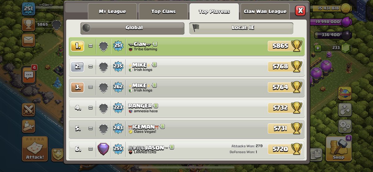 1446 🌍 1 🇮🇪 Hoping for top 1000 one day 😌