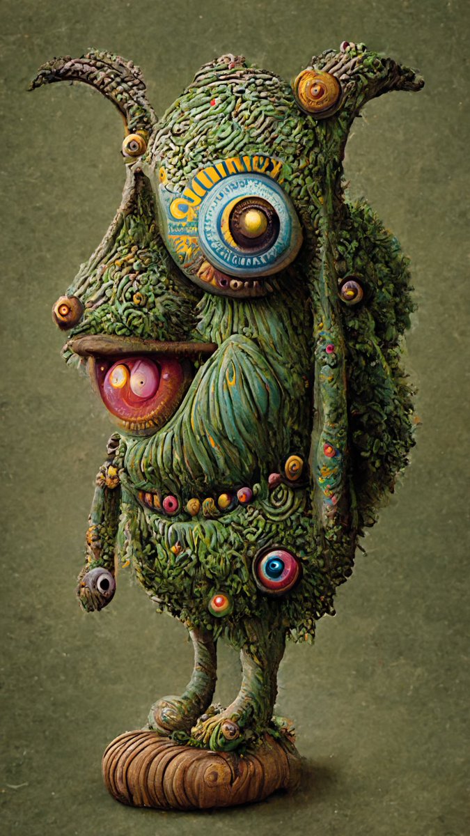 RipeworksS's tweet photo. The Poogapoing Googlants are the loveable planimals from Zoorvaran. The whimsical creatures are entirely created from the subconscious s of Audrey II and Christopher Walken as the Googly Eyes Gardener (The Man Who’s Very Scared of Plants). #midjourney https://t.co/uApiBO0zJB