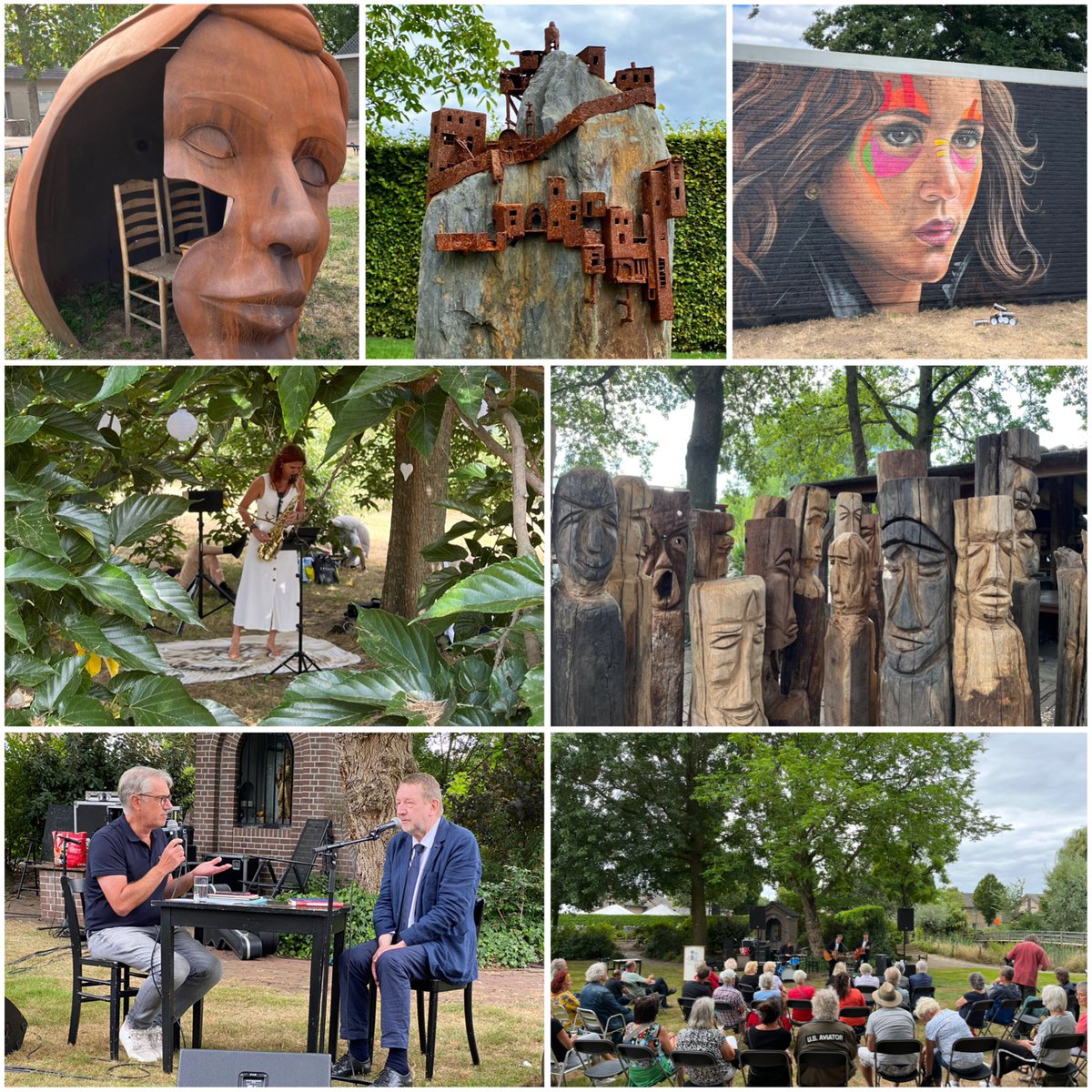 Enorm genoten van de kunst, de sfeer en de mensen tijdens kunstenfestival #Losbroek #debkk