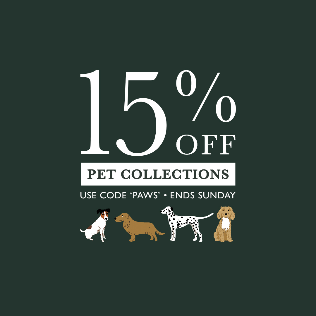 This week, save 15% on our paw-fect pet collections! Shop here > bit.ly/3TmGT38