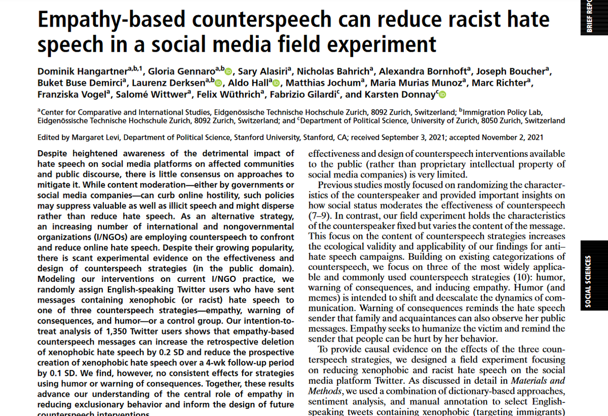 EIntervision's tweet photo. On the importance of #empathy in combating #polarization:
There is increasing awareness that online hate speech negatively impacts affected communities. 

https://t.co/QFUAnn63Zo

#socialmedia #civil #society #strategy #empathyscience https://t.co/kZIrSvi3bs