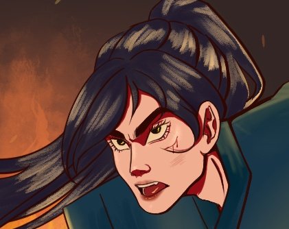Akhushtall's tweet photo. Second piece for #shenjiuminibang2022
Based on fanfic written by @chesrawashere 
Ah, yes, Shen Jiu would give his life to protect his beloved master
#svsss
#shenjiu https://t.co/CRO0CD5qJO