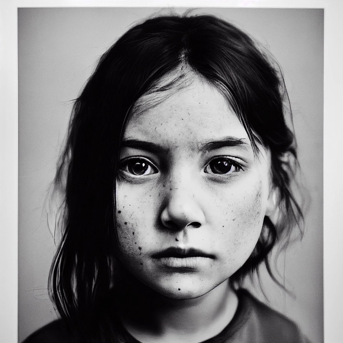 Yet again I have created a life, this time a young girl, who has her mugshot taken after being part of some strange dark event.
Generated by AI using my prompts...

This person do not exist in real life :-)
