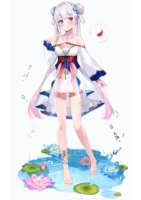 うちの子小苺ちゃんの全身絵できた～～! 