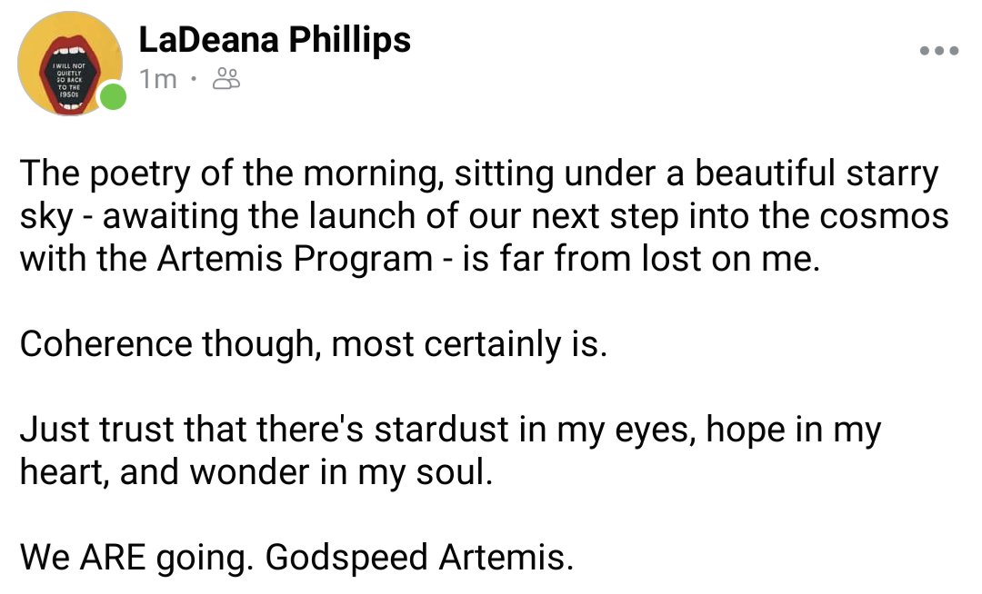 twittydea's tweet photo. #NASAArtemis #NASA #ArtemisProgram #ladieswholaunch https://t.co/J2Sm9DDf0l