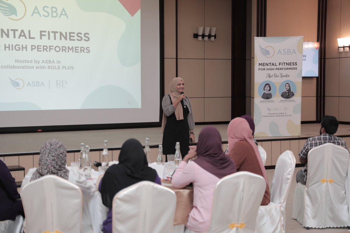 ASBAmv's tweet photo. Over the weekend, we held the workshop on Mental Fitness for High Performers targeting the healthcare professionals. 

A first of its kind in the Maldives, we aim to host workshops targeting other sectors in the future. https://t.co/j1P9hWCq8x