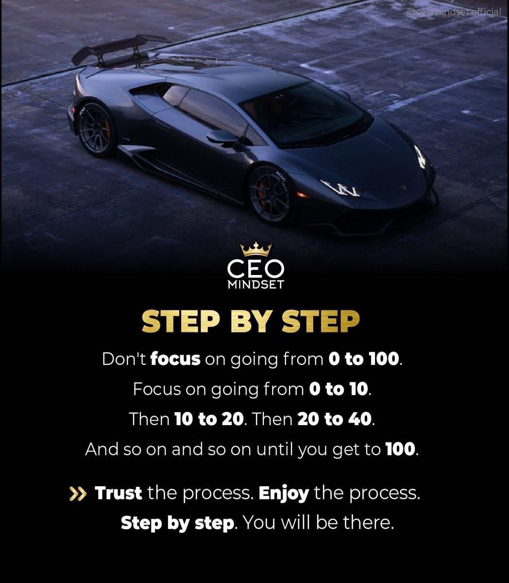 EmpireSA_FX's tweet photo. Slow progress is better than no progress, but also helps you reach your goal without becoming overwhelmed.

#goals #progress #steps #TrustTheProcess #stepbystep #FOCUS https://t.co/blkU2prkrM
