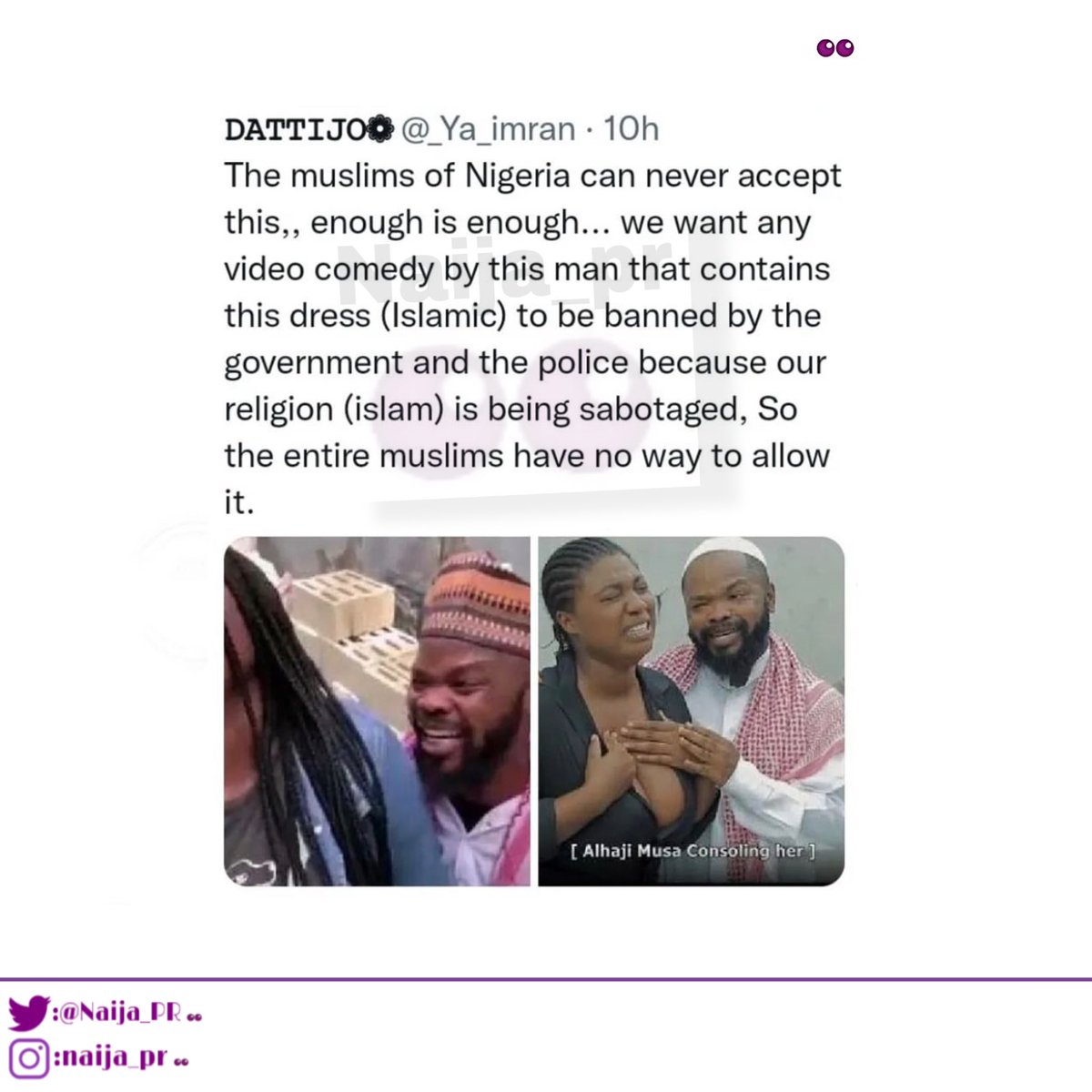 Naija tweet media