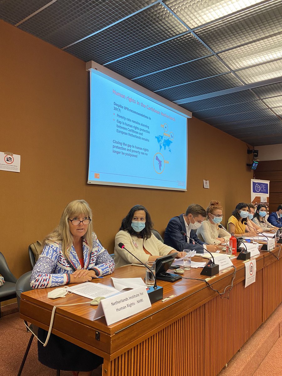 UPRinfo's tweet photo. 🇳🇱#PreSessions41 #HumanRights #Netherlands #UPR41 @MensenrechtenNL addresses issues of #Institutional #racism, #HumanRights in the #Caribbean Netherlands, #HousingCrisis, #Aggression &amp; #intimidation aimed at #journalists &amp; #media personalities https://t.co/R1QIZ6BpnK