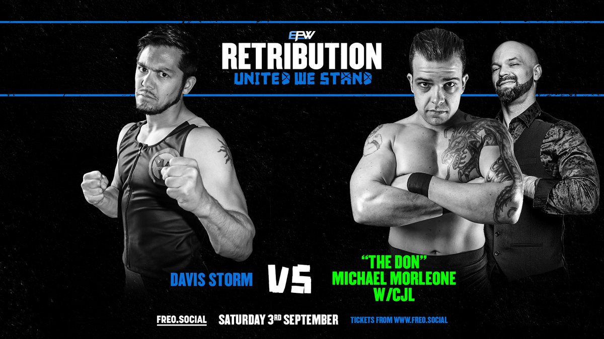 EPWPerth's tweet photo. Presents: RETRIBUTION - United We Stand
This Saturday Sept 3rd, https://t.co/AsfwmuMH7E Fremantle.
Final match card released and updated!
🚨Tickets are on sale now!🚨 
https://t.co/m8CzKxqZjp https://t.co/kokdwKrDYc
