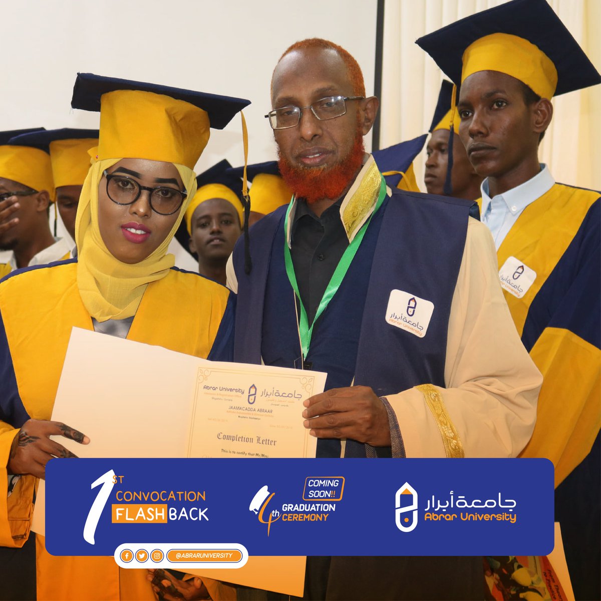 AbrarUniversity's tweet photo. AU_Flashback #1st_convocation
.
#4th_convocation Coming Soon
#AU_Graduation
#Abrar_University
#from_theory_to_practice https://t.co/CkEmEP9jYK