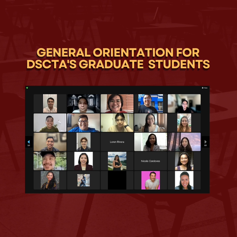 UPDscta's tweet photo. We welcome our new and old graduate students in Speech Communication and in Theatre Arts to A.Y. 2022-2023. 

We are also happy to finally meet our pioneering batch of students in the Doctor of Philosophy (Performance Studies) program. 

May your stint in the DSCTA be productive! https://t.co/4yl4Xk3WOc