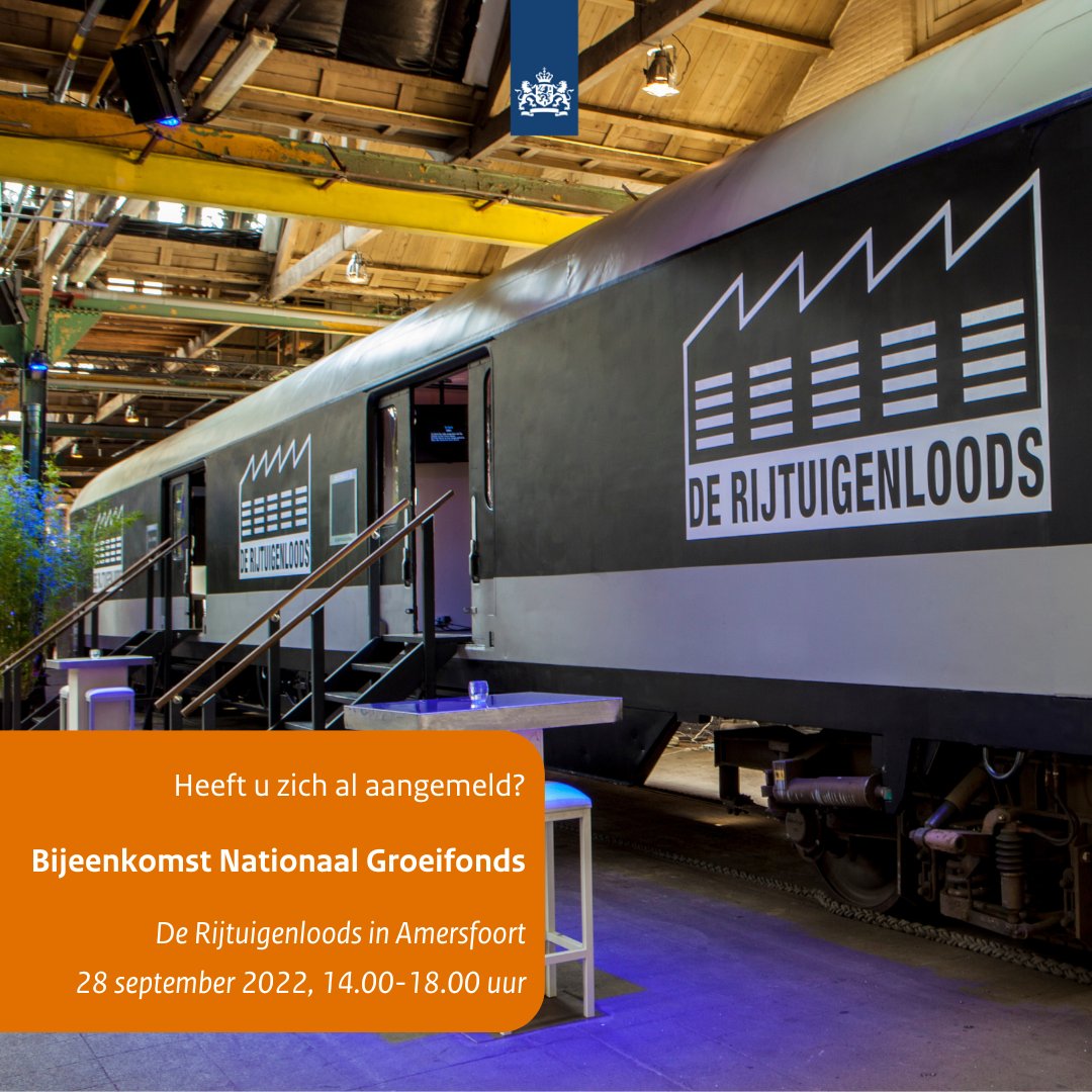 N_Groeifonds's tweet photo. U kunt zich nu aanmelden voor onze bijeenkomst 'Onderweg naar baanbrekende voorstellen' op 28 september 2022 ⤵️
https://t.co/HCvIHQgYnn

Laat u inspireren om uw aanvraag voor de 3e ronde te finetunen, of om uw projectvoorstel voor de 4e ronde te starten!

#NationaalGroeifonds https://t.co/8WKihek6nD