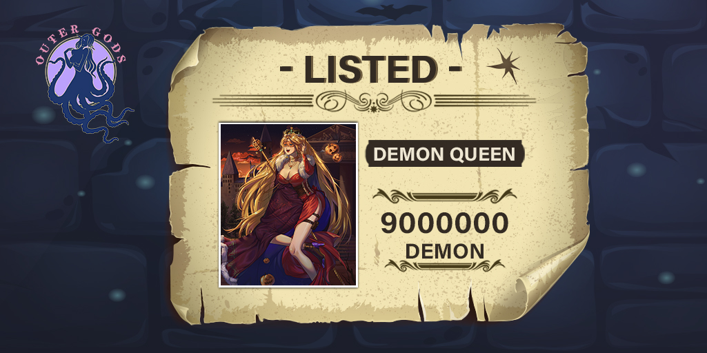OuterGods_NFT's tweet photo. Let's mint DemonX NFT (DEMON QUEEN) on @OuterGods_NFT Marketplace.

Now you are able to mint DemonX NFT in OuterGods #NFTMarketplace #launchpad🔥

#NFTs #GameFi #DeFi @DemonEcosystem https://t.co/Pn0lLq1xbU