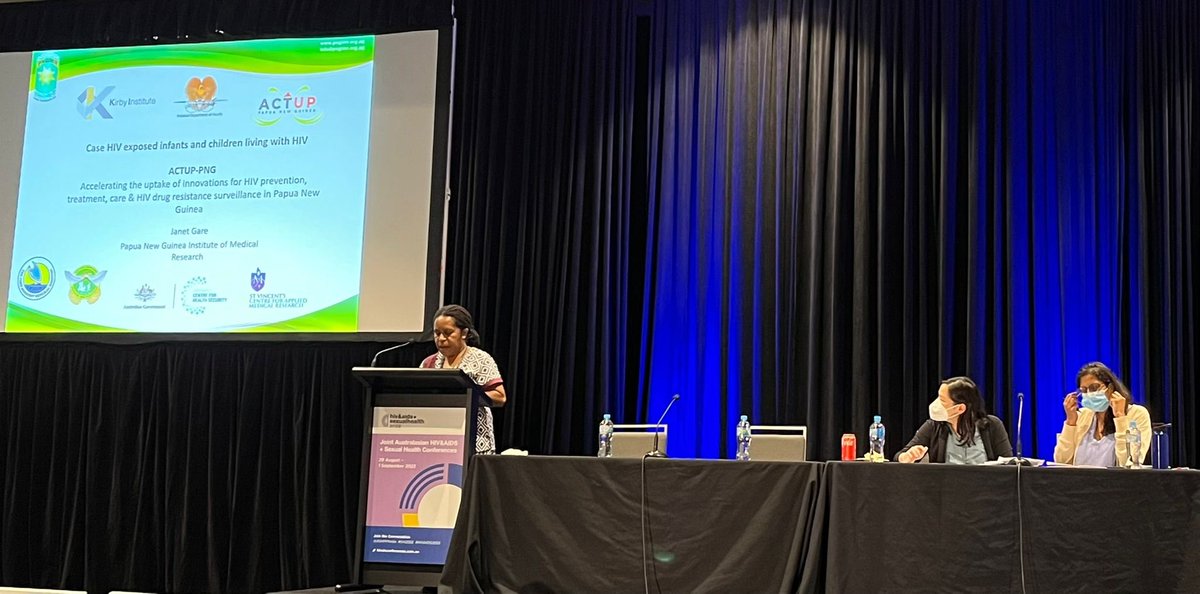 Angela Kelly-Hanku (@hankukelly) on Twitter photo Dr Janet Gare <a href="/pngimr/">PNG Institute of Medical Research</a> presenting on #ACTUP a <a href="/CentreHealthSec/">Indo-Pacific Centre for Health Security</a> funded project at <a href="/ASHMMedia/">ASHM</a> on issues of HIV in children and infants. Much more work to be done to ensure children are not left behind in #PNG <a href="/KirbyInstitute/">Kirby Institute, UNSW</a> <a href="/UNAIDS/">UNAIDS Global</a> <a href="/unicef_aids/">UNICEF HIV & AIDS</a> @AusAmbRHS <a href="/GlobalFund/">The Global Fund</a> Dr Janet Gare <a href="/pngimr/">PNG Institute of Medical Research</a> presenting on #ACTUP a <a href="/CentreHealthSec/">Indo-Pacific Centre for Health Security</a> funded project at <a href="/ASHMMedia/">ASHM</a> on issues of HIV in children and infants. Much more work to be done to ensure children are not left behind in #PNG <a href="/KirbyInstitute/">Kirby Institute, UNSW</a> <a href="/UNAIDS/">UNAIDS Global</a> <a href="/unicef_aids/">UNICEF HIV & AIDS</a> @AusAmbRHS <a href="/GlobalFund/">The Global Fund</a>