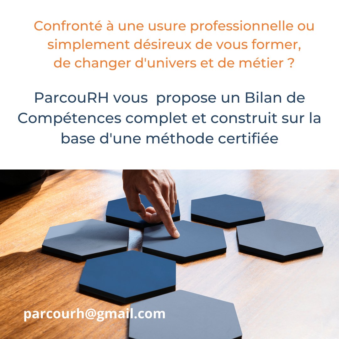 ParcouRh's tweet photo. #bilandecompétences #qualiopi #cpf #comptepersonneldeformation #orientation #évolutionprofessionnelle https://t.co/apyB0cEa5M