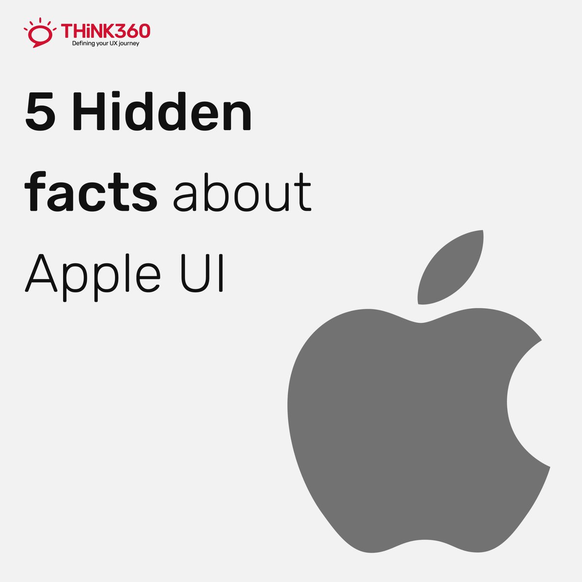 think360studio's tweet photo. Do you know about these #five most #amazing #Hidden #Facts about #Apple #UI?
If not then #CheckOut this #POST and #enhance your #knowledge. 

For a detailed post click here:- https://t.co/EhyNDNmL1s

#uiuxdesign #designers #Think360Studio #developmentcompany #Mohali #chandigarh https://t.co/D92csyYgaj