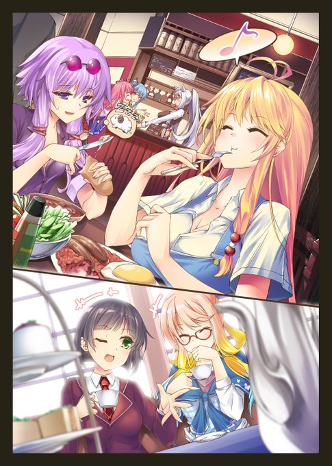 わ、私だって健全絵くらい描くんだからね!(過去の誘っていただいた合同やいーぴんさんの過去の解説同人誌などから) 