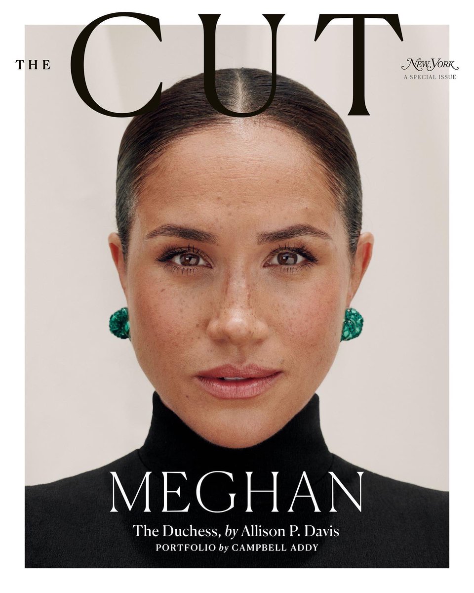 CampbellAddy's tweet photo. Meghan the Duchess for @TheCut @NYMag 
Photography @CampbellAddy 
Styling Jessica Willis 
Hair #HosHounkpatin 
Make Up #Loftjet https://t.co/tKjMo4DDLe