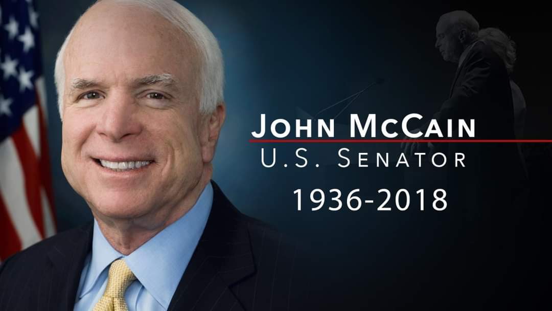 Happy Birthday to Senator John McCain, he is gone but not forgotten may he be remembered on this day! 
