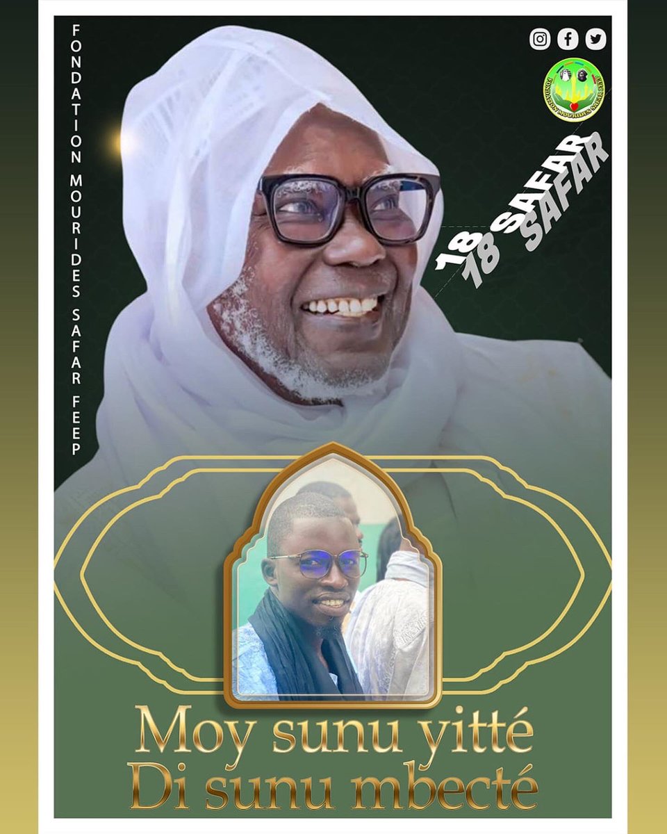 Fondation Mourides Safar Feep tweet media
