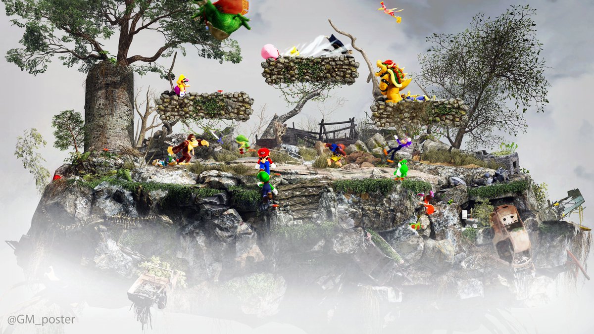 GM_poster's tweet photo. Thank you @NadGaming33  for your commission im glad that you like it

#stagefight #gmod #videogame #commissions #commison #fog #island #art #artwork
 #ninteno #freecommison #garrysmod #mario #smashbros #supersmashbros #game https://t.co/gjY8OAogGz
