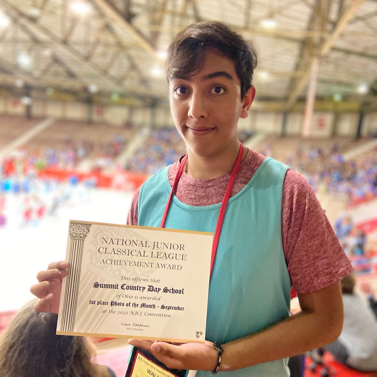 SummitCDS's tweet photo. Four Summit students attended the National Junior Classical League convention in July at the University of Louisiana at Lafayette, returning home with some of the conventionβs top honors. #fivepillars #latinlearners #summitcds
https://t.co/f44KqUlpwN https://t.co/bCTj4xwpV9