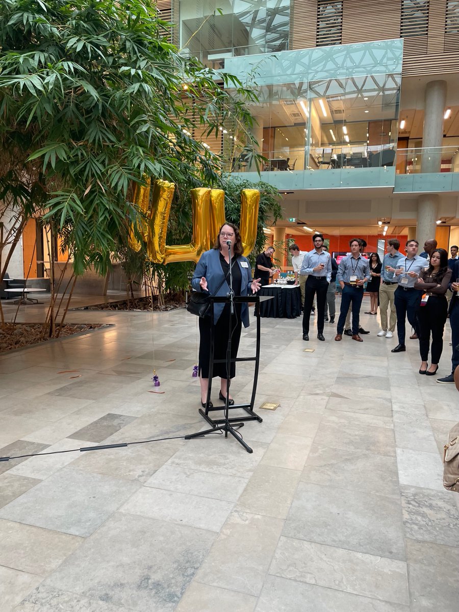 LaurierPres's tweet photo. Last week, I attended the residence-admin mixer on the Waterloo campus. Grateful to acknowledge the hard work and dedication of our @laurierhousing team. It is because of this team that @Laurier students feel at home away from home. https://t.co/NahcyArlb5