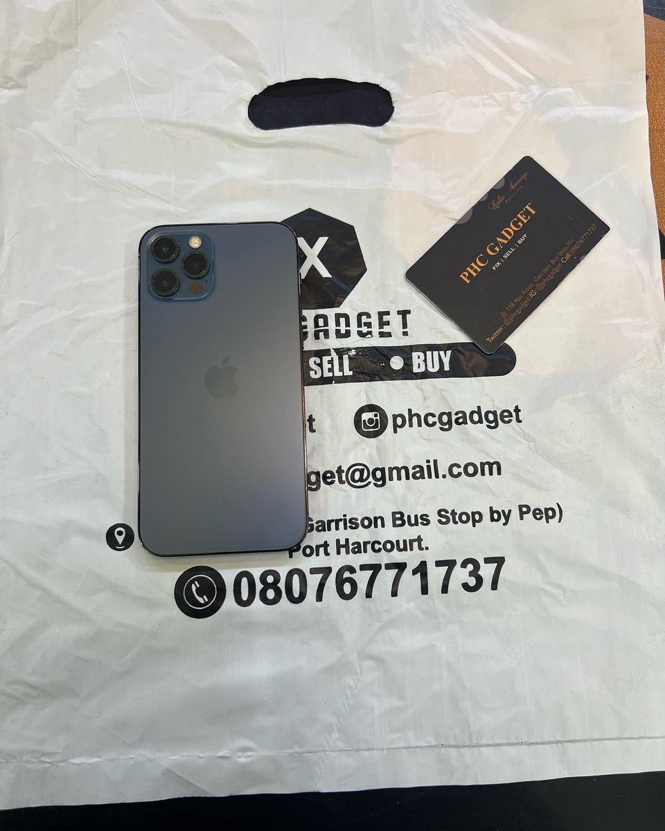 Pick up straight away!! 🔥 
iPhone 12Pro (Blue)
128GB
₦450,000