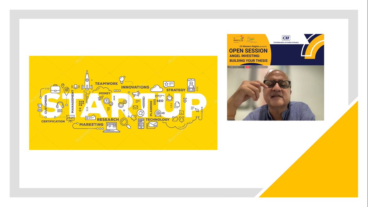 CII4WR's tweet photo. Now is the time to unlock a diverse array of new angels! It's a big opportunity for angel investment in India, People want to join #startups ~ @NinadKarpe Chair @CII4WR Startups & Partner, @100X_VC addr Session on Angel Investing: Building your Thesis. #FundingSimplified https://t.co/zDP1QWhjTY
