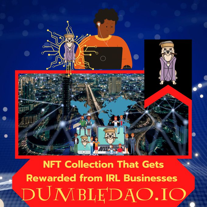 Diwei32's tweet image. #DumbleDAO NFT collection that gets rewarded from IRL business Magicalmutts.IO Linktree: linktr.ee/dumbledao #DUMBLE #DumbleDAO $DUMBLE #DEX #BSC #BSCGems #NFT #CRYPTO #RBXS #RBXSamurai  #NFTGiveaway #NFTraffle #NFTcontest #NFT #NFTs