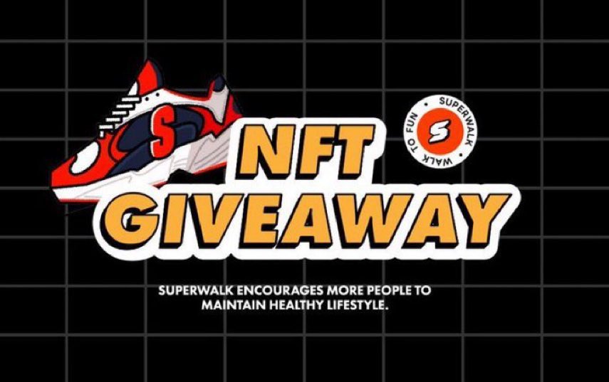 👟 SuperWalk Massive #NFTGiveaway 👟

Prize: 🎁
3x <a href="/SuperWalk_/">SuperWalk👟</a> NFT Sneakers

To Enter:
1️⃣ Follow <a href="/SuperWalk_/">SuperWalk👟</a>
2️⃣ Like &amp; RT  
3️⃣ Tag Frens
4️⃣ Join Discord: discord.gg/superwalk

#SuperWalk is the newest and most innovative Web3 HealthCare &amp; Move-n-Earn on Klaytn.

#NFT #NFTs #ad