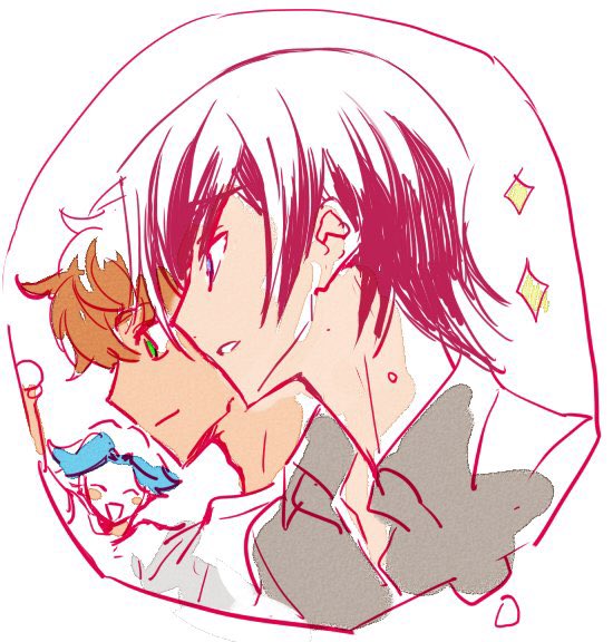 「シャーリーがイメージしてる男子の落書き、女の子目線バイアスかかるのか、スザクが少」|amatu🍀のイラスト