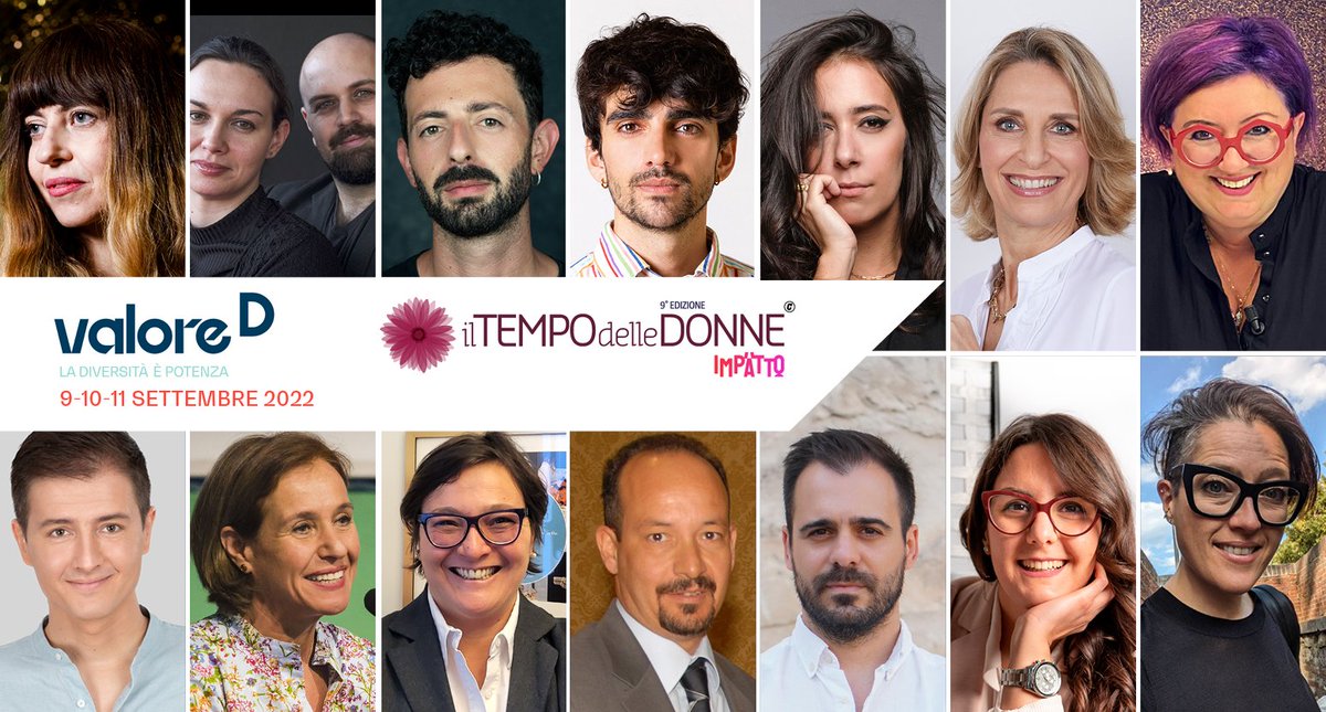 Torna il #TempodelleDonne con contenuti formativi e divulgativi dal 9 all’ 11 settembre in <a href="/triennalemilano/">Triennale Milano</a> e online su Corriere.it

Conoscete gli ospiti e scoprite tutti gli appuntamenti in presenza e in streaming.

Vi aspettiamo!
valored.it/news/torna-il-…
