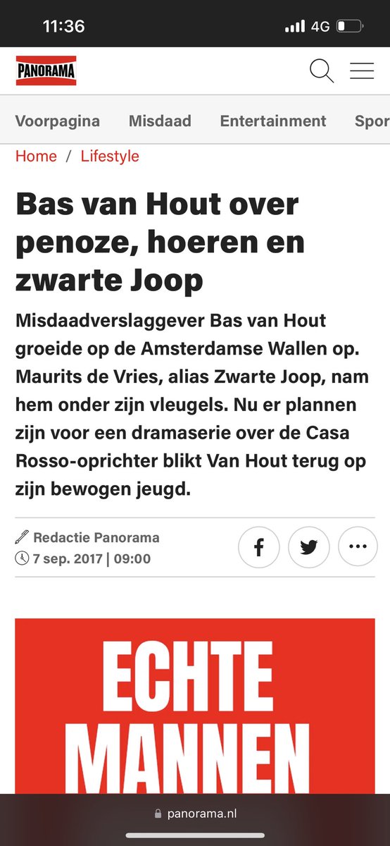 huig_plug's tweet photo. Misdaadjournalist Bas van Hout was tussen 1997 en 2002 een informant van de Binnenlandse Veiligheidsdienst (voorloper AIVD) . Bas was de pleegzoon van de Amsterdamse ‘penozekoning’ Maurits de Vries, alias Zwarte Joop. #CasaRosso https://t.co/UJXExeNKpz
