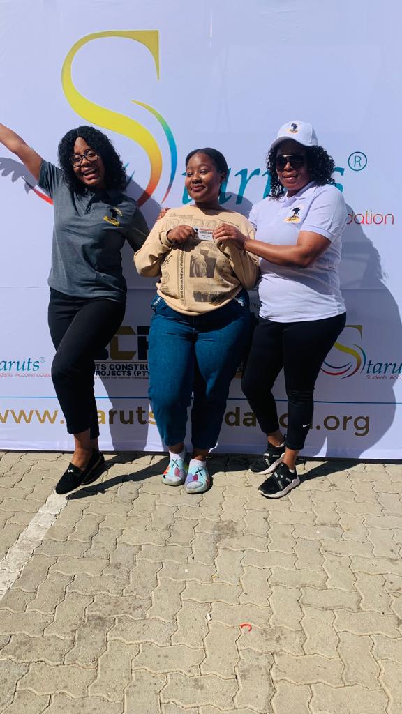 We then visited Marshallyards Student Accommodation in Johannesburg and we started off with a bang of driver's licenses.